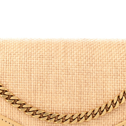 Saint Laurent Canvas Calfskin Classic Monogram Cassandra Grege Brown Gold 8 of 11