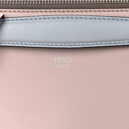 Fendi Vitello Dolce 4 Color Medium By The Way Boston Bag Soap Grigio Perla Multicolor 14 of 14