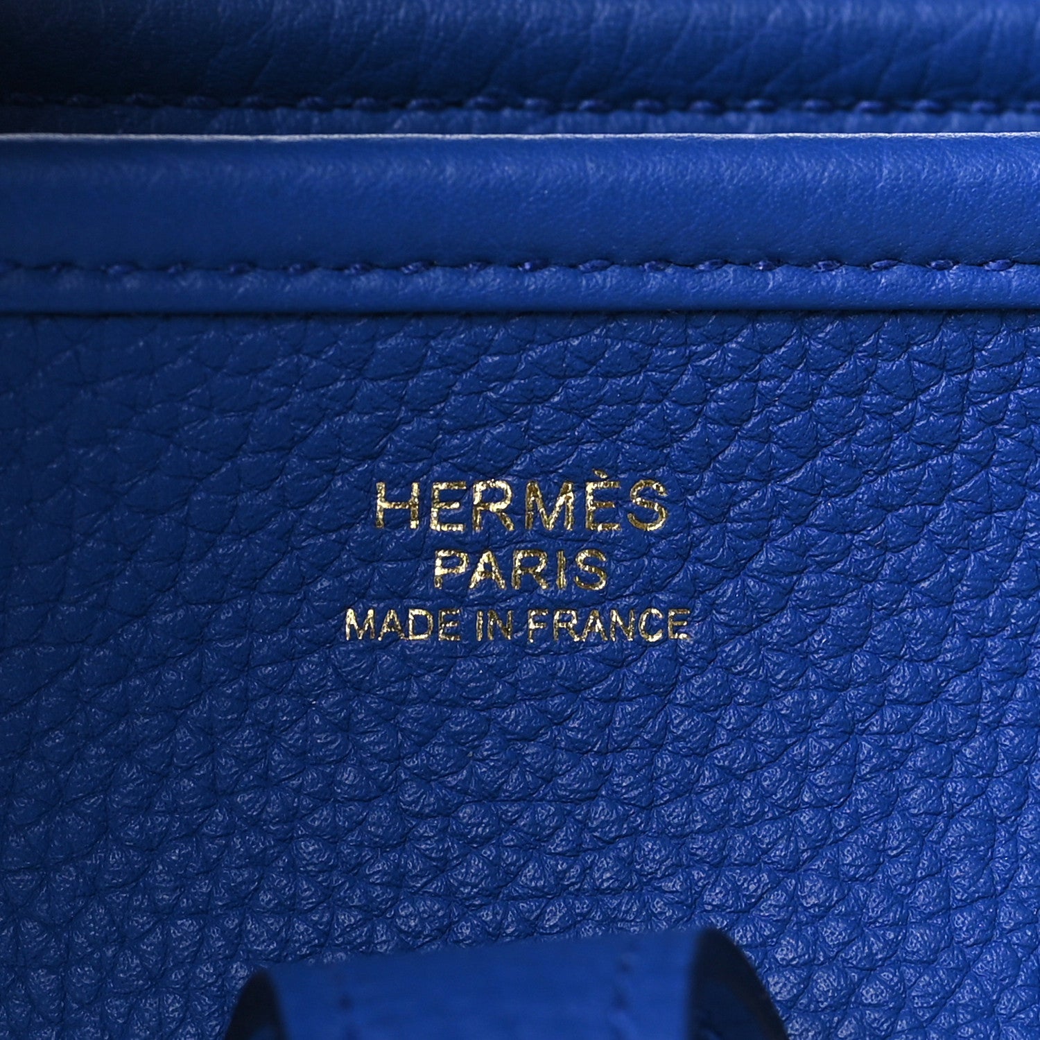 Hermes Taurillon Clemence Evelyne III PM Bleu Royal 6 of 10