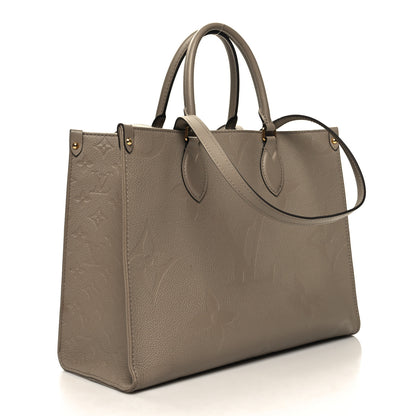 Louis Vuitton Empreinte Monogram Giant Onthego MM Tourterelle 3 of 12