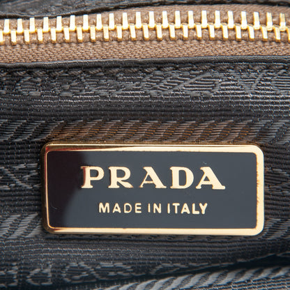Prada Vitello Daino Pushlock Hobo Bruciato 6 of 7