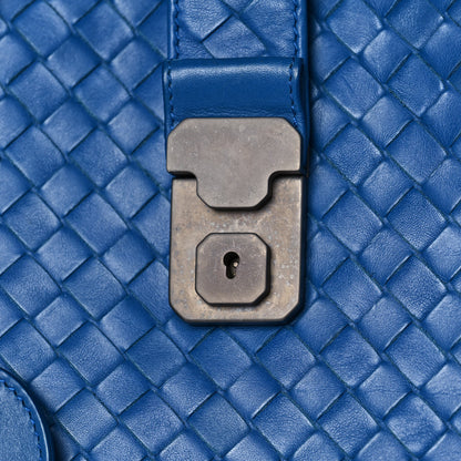 Bottega Veneta Light Calf Intrecciato Medium Roma Signal Blue 10 of 10