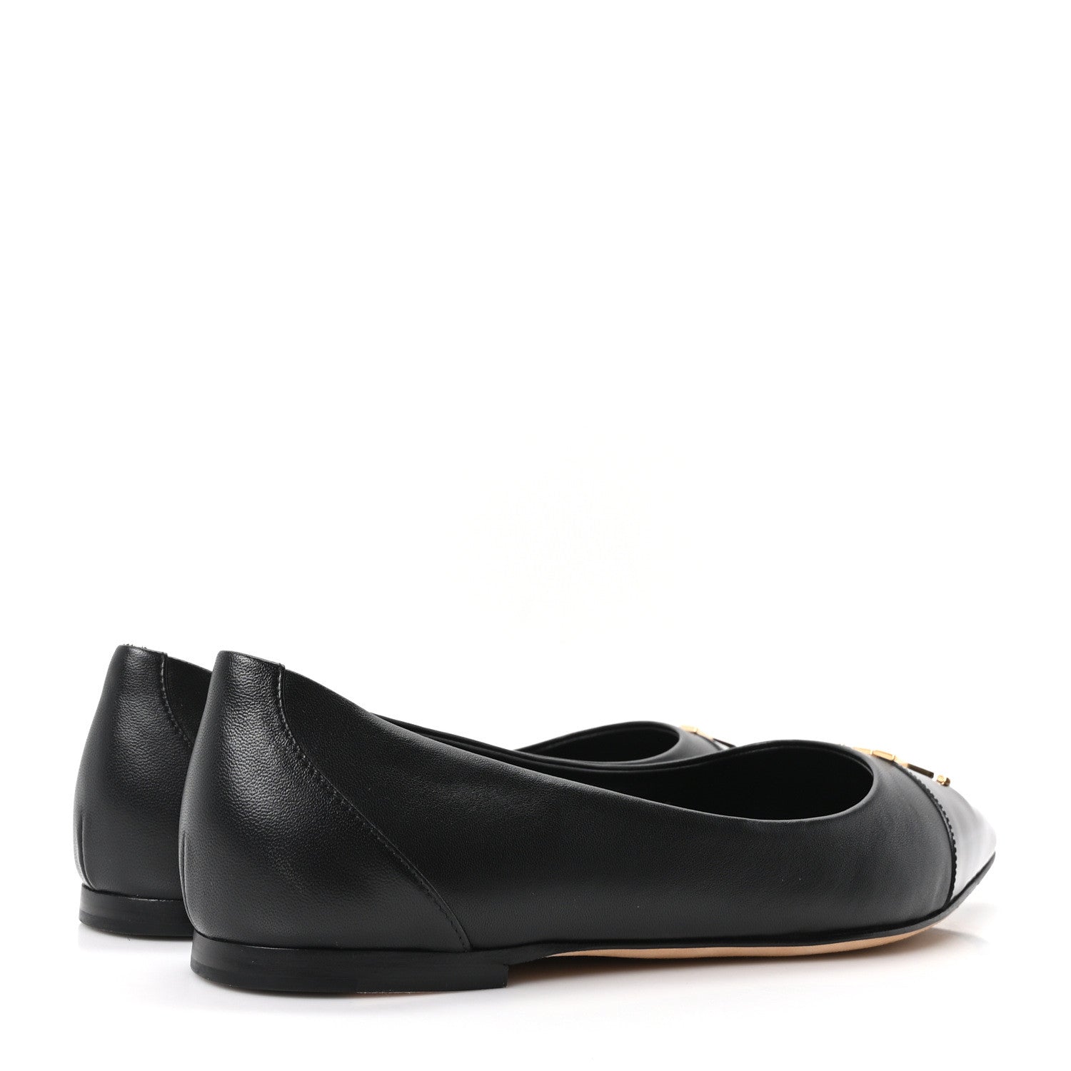 Louis Vuitton Lambskin Capucines Flat Ballerinas 36.5 Black 5 of 10