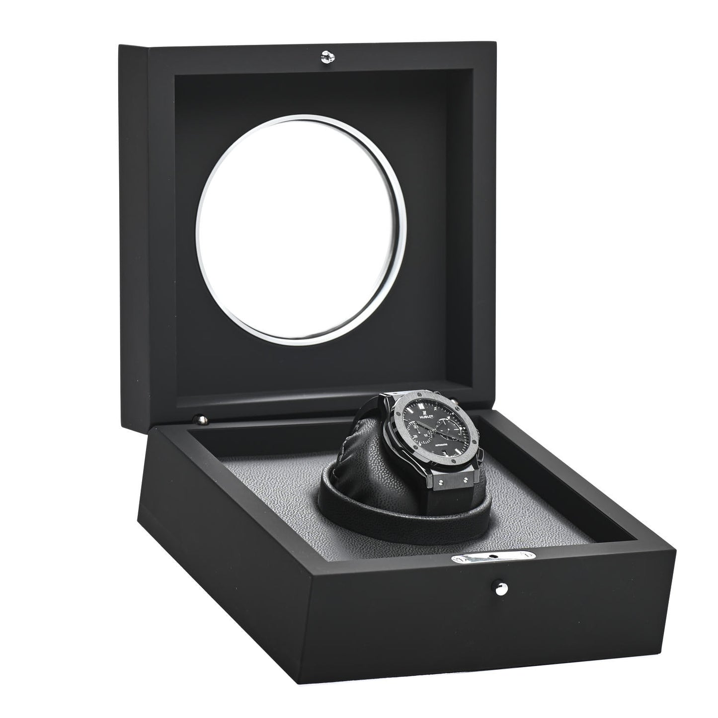 Ceramic Rubber 45mm Classic Fusion Chronograph Automatic Watch Black 521.CM.1171.RX