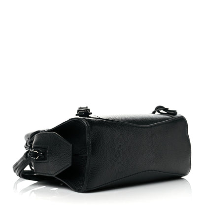 Balenciaga Grained Calfskin Neo Classic Black Hardware Mini City Black 4 of 10