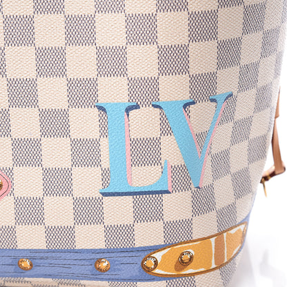 Louis Vuitton Damier Azur Summer Trunks Neo Neverfull MM 12 of 12