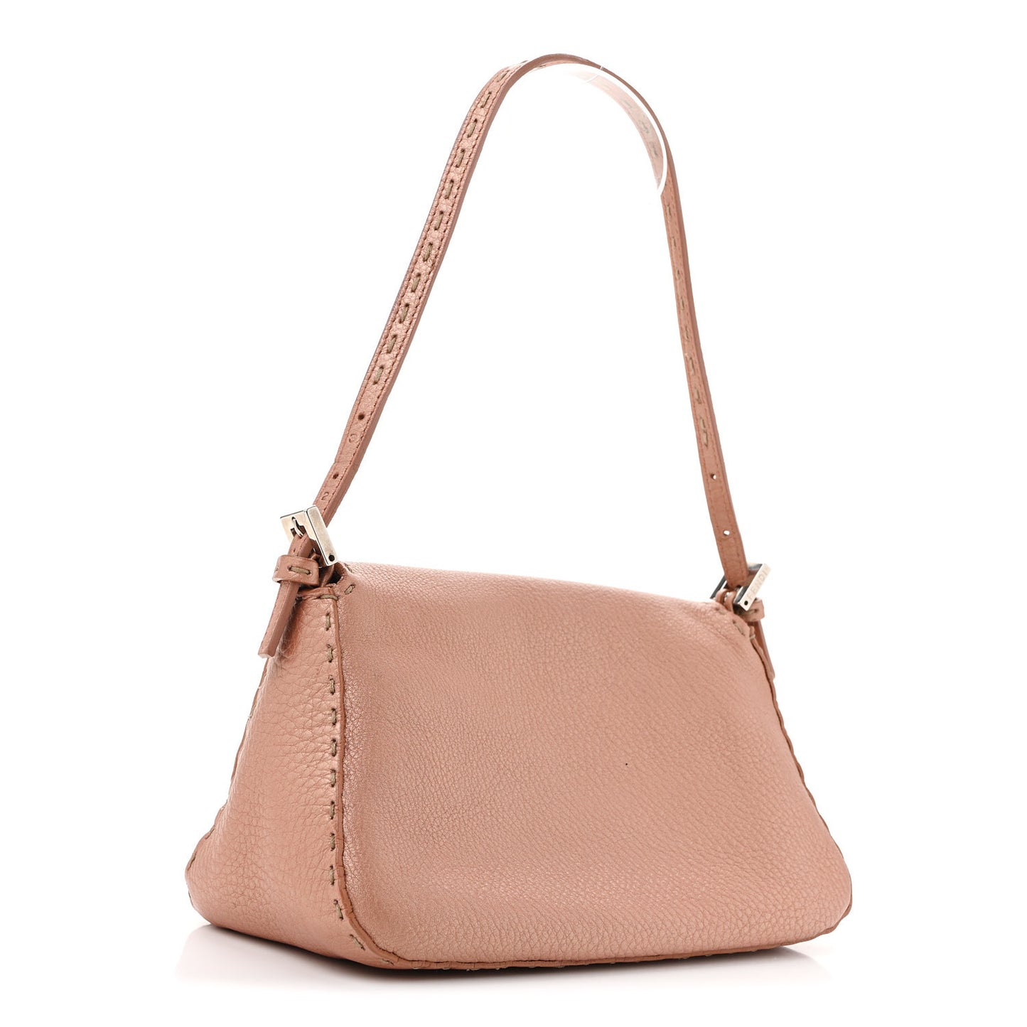 Calfskin Romano Selleria Mini Mama Baguette Bois De Rose