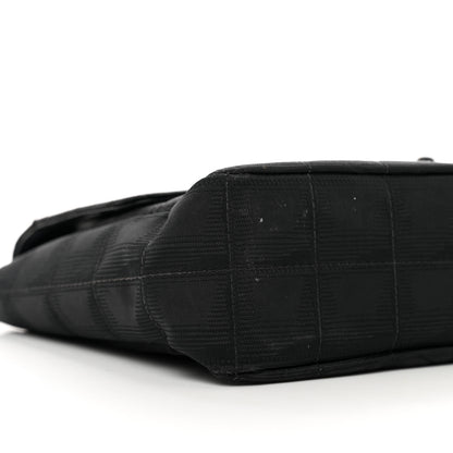 Chanel Nylon Medium Travel Flap Black 9 of 12