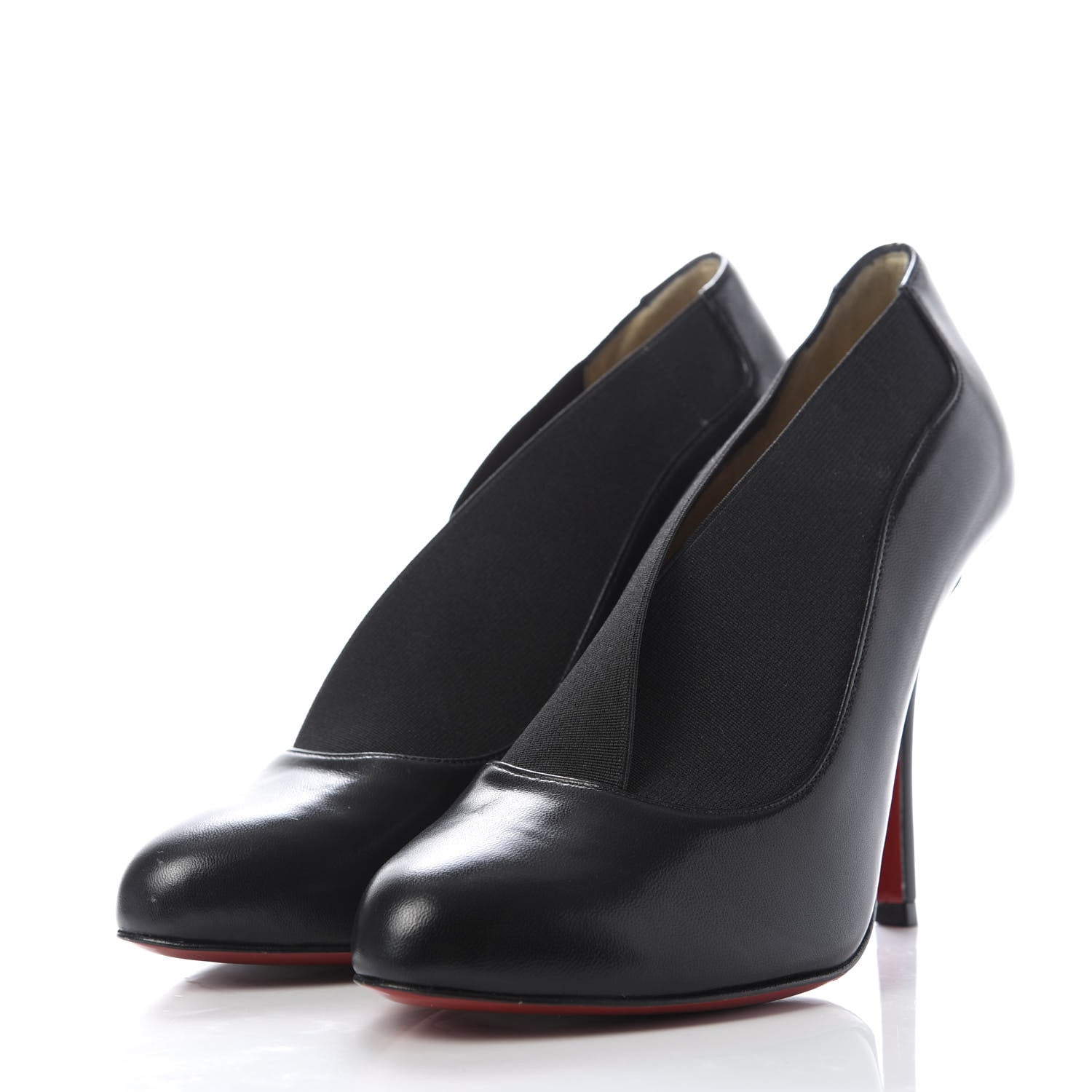 Christian Louboutin Shiny Nappa Toot Couverte 100 Pumps 35.5 Black 3 of 8