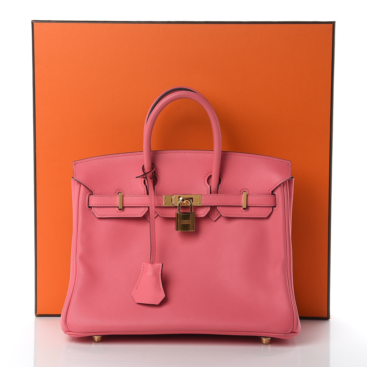 Hermes Swift Birkin 25 Rose Azalee 46 of 46