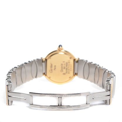 Cartier Stainless Steel 18K Yellow Gold 24mm Baignoire Quartz Watch 5 of 5