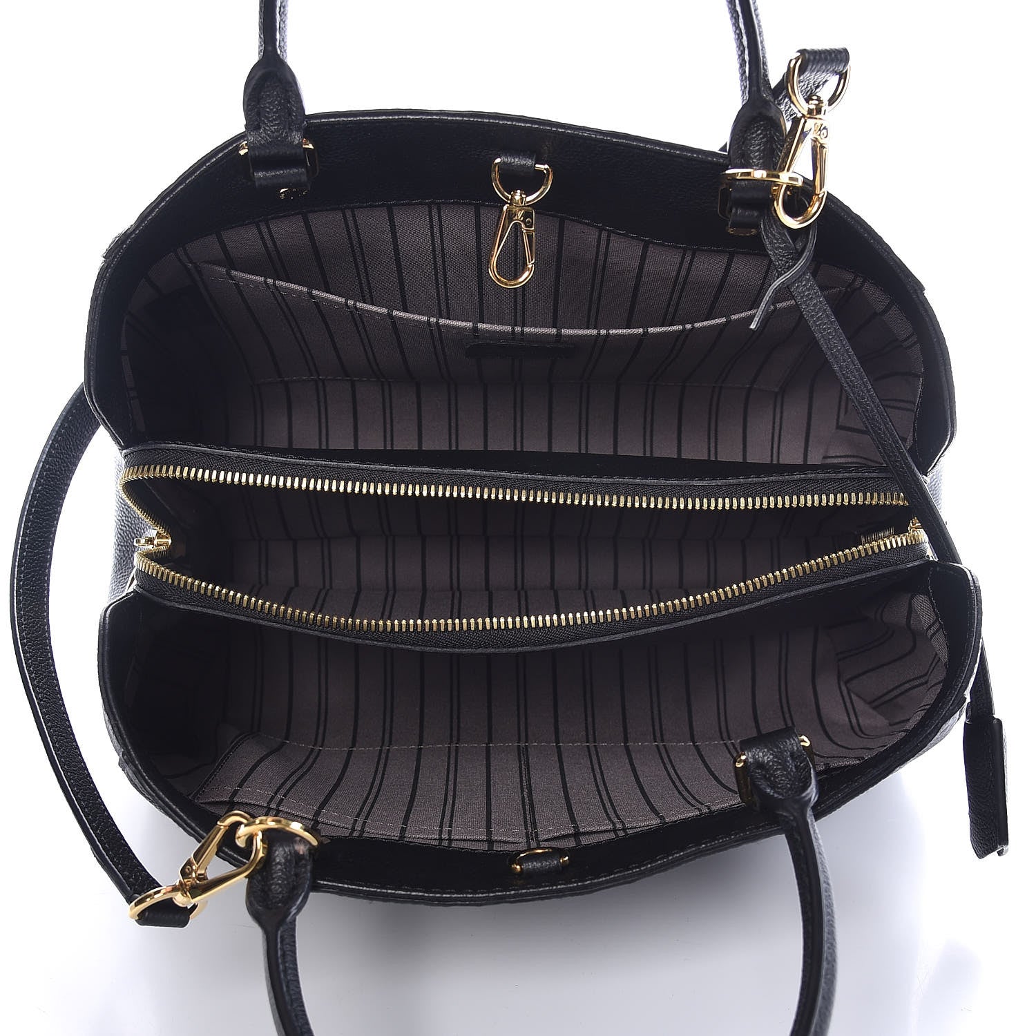 Louis Vuitton Empreinte Montaigne MM Black 5 of 12
