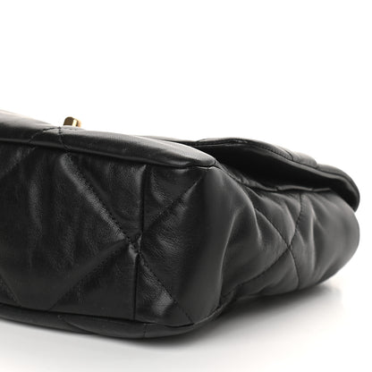 Chanel Lambskin Quilted Large Chanel 19 Flap Black 9 of 9