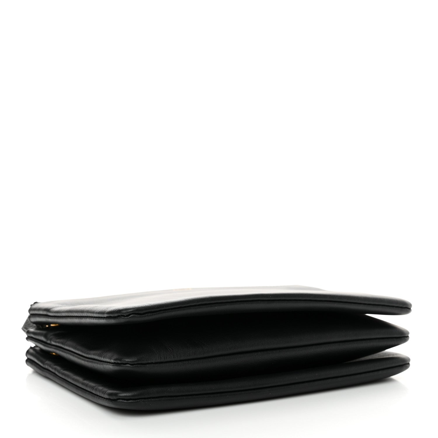 Celine Lambskin Small Trio Crossbody Bag Black 4 of 14