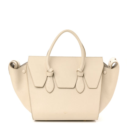 Celine Crisped Calfskin Mini Tie Knot Tote Chalk 1 of 12