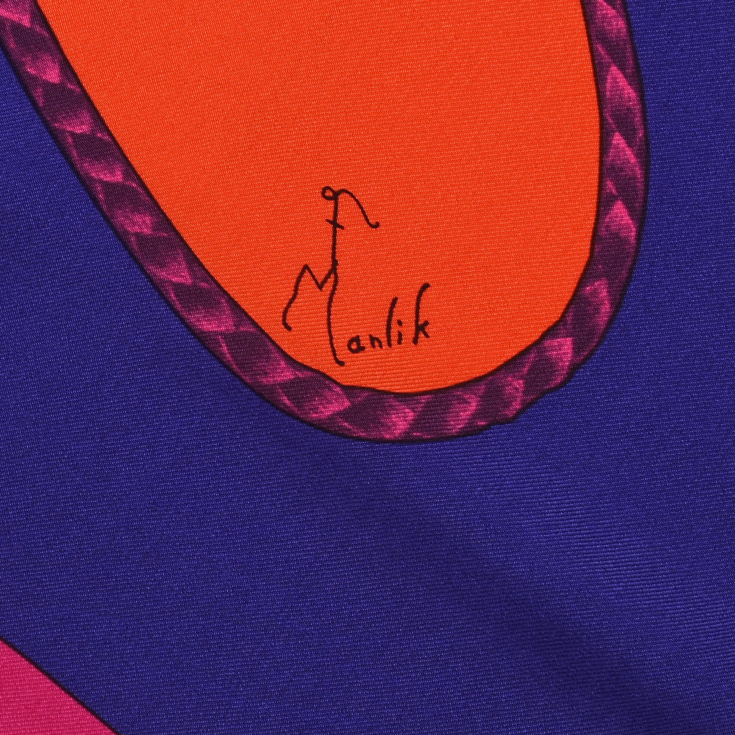 Silk Coup de Fouet Scarf 140