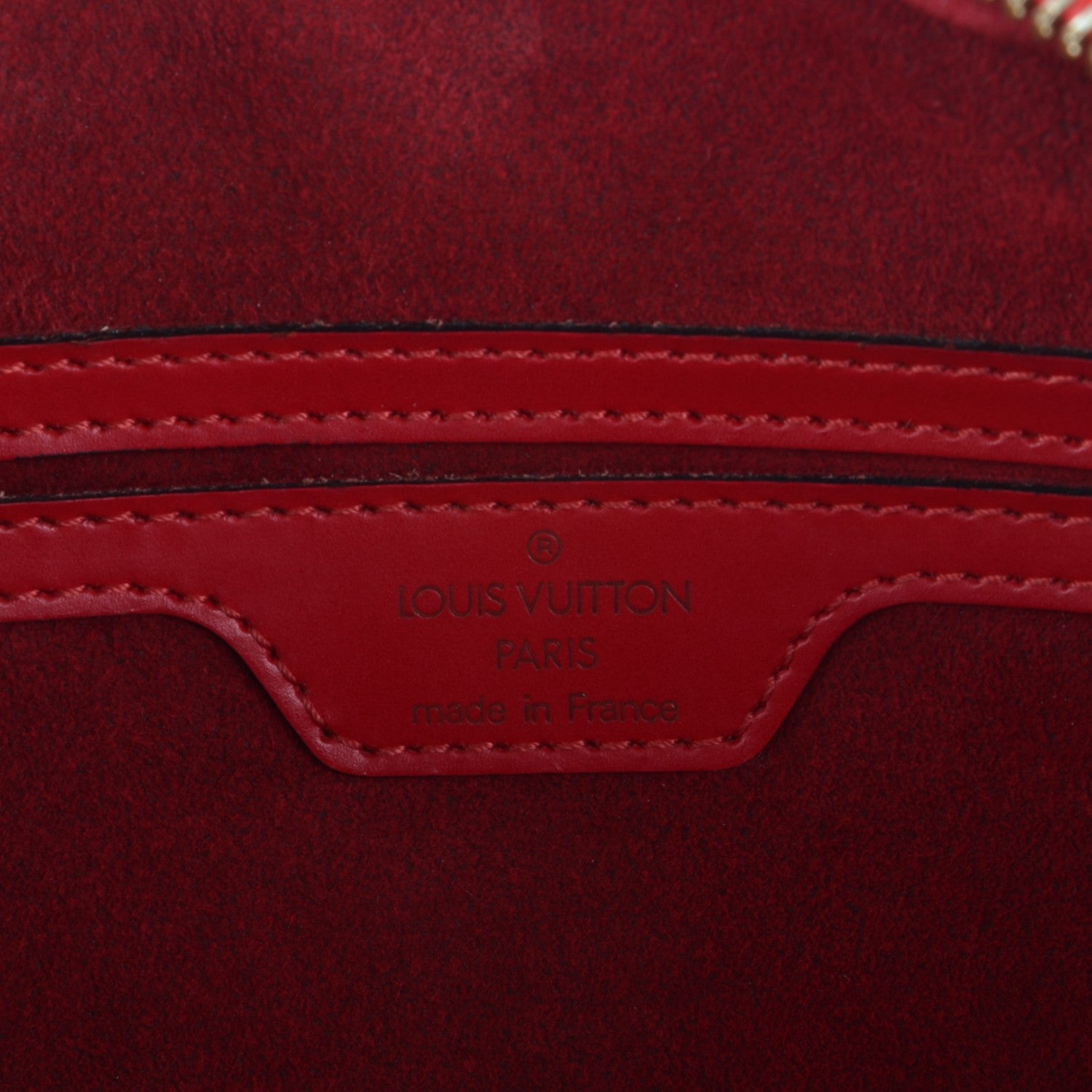 Louis Vuitton Epi Soufflot Castillan Red 6 of 7