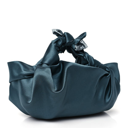 The Row Satin The Ascot Bag Blue 3 of 9