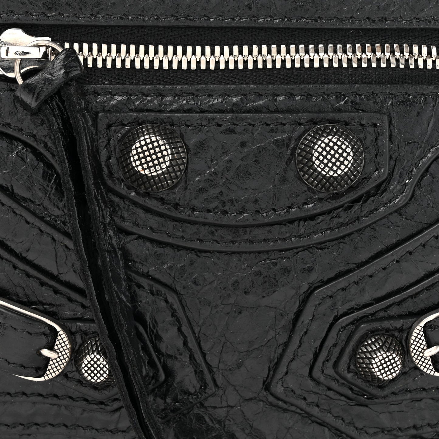 Agneau Arena Mini Le Cagole Heart Bag Black