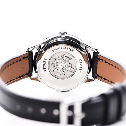 Hermes Stainless Steel Box 25mm Slim d'Hermes Quartz Watch Noir 5 of 9