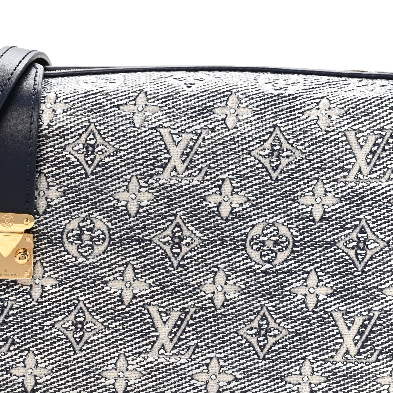 Louis Vuitton Monoglam Side Trunk MM Blue 7 of 10