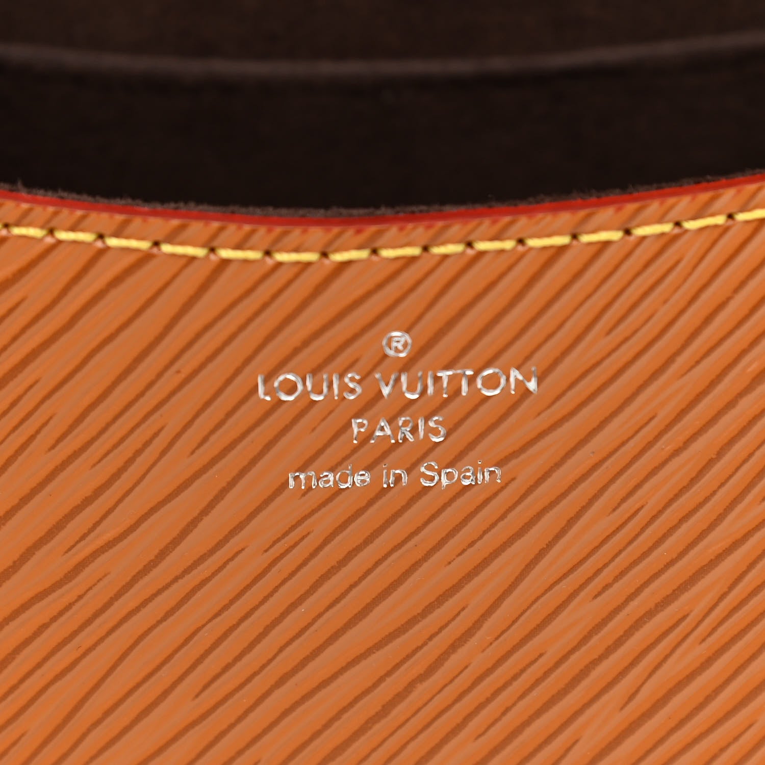 Louis Vuitton Epi Buci Crossbody Gold Honey 7 of 9