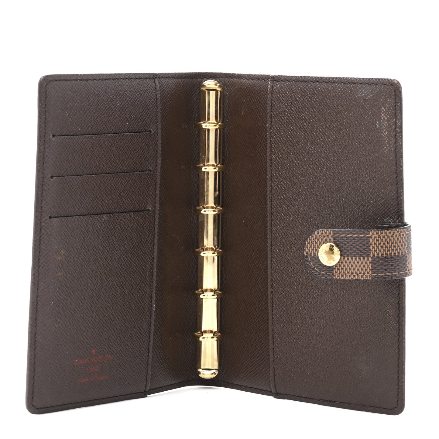 Damier Ebene Small Ring Agenda Cover