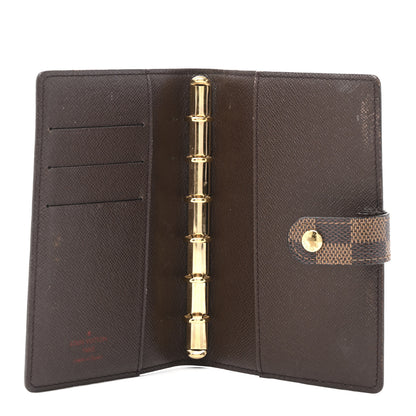 Louis Vuitton Damier Ebene Small Ring Agenda Cover 5 of 9