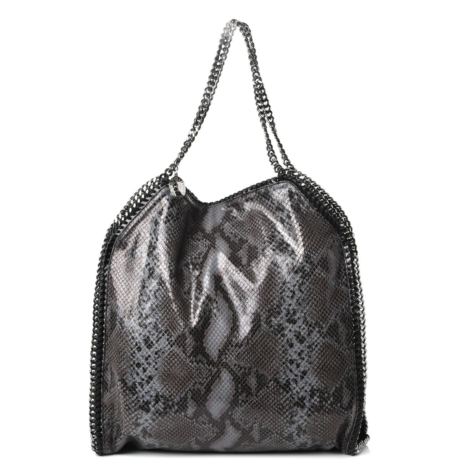 Stella McCartney Eco Python Big Falabella Tote Dark Grey 1 of 9