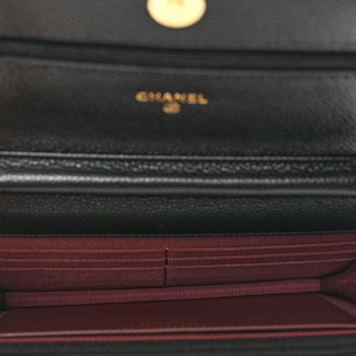 Chanel Caviar Quilted Wallet on Chain WOC Black 6 of 11