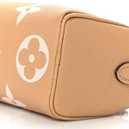 Louis Vuitton Empreinte Monogram Giant Nano Speedy Arizona Creme 8 of 8
