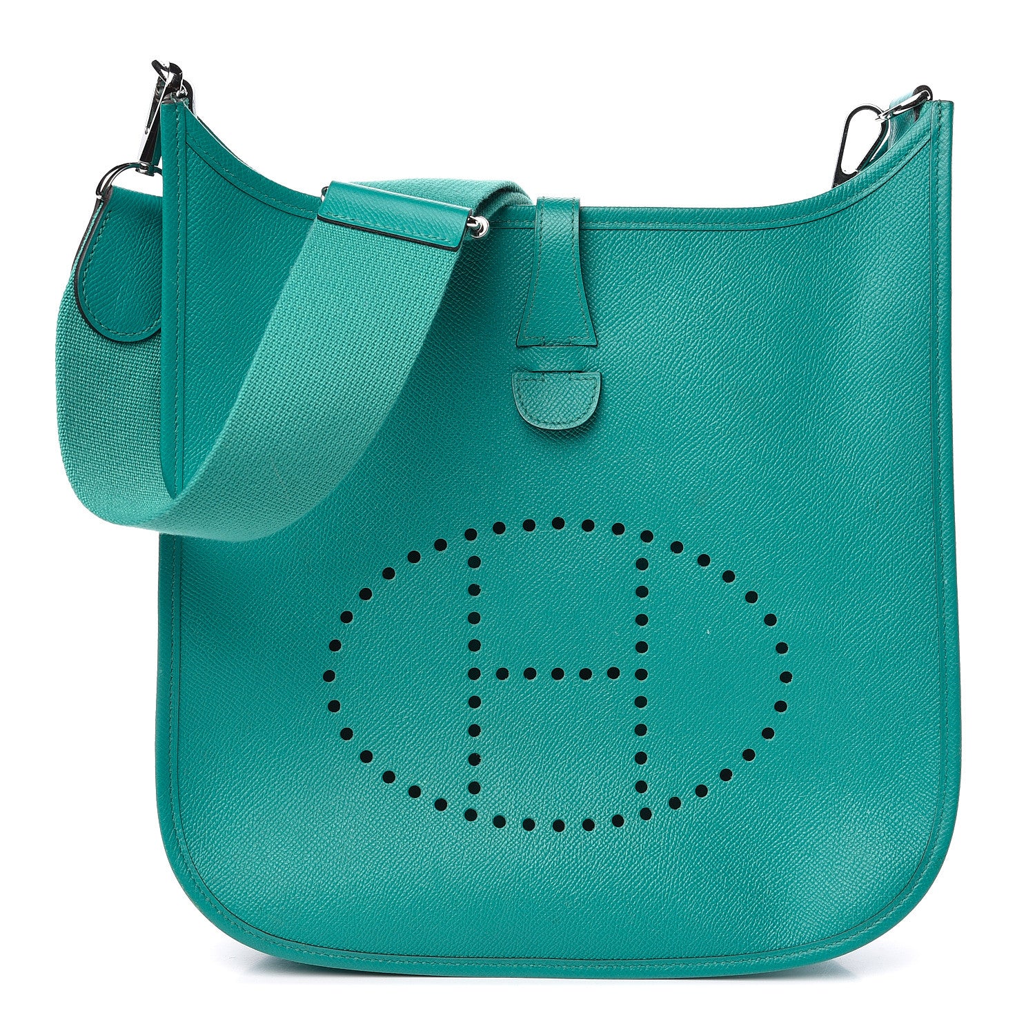 Hermes Epsom Evelyne III PM Bleu Paon 1 of 17