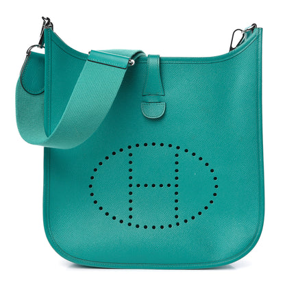 Hermes Epsom Evelyne III PM Bleu Paon 1 of 17