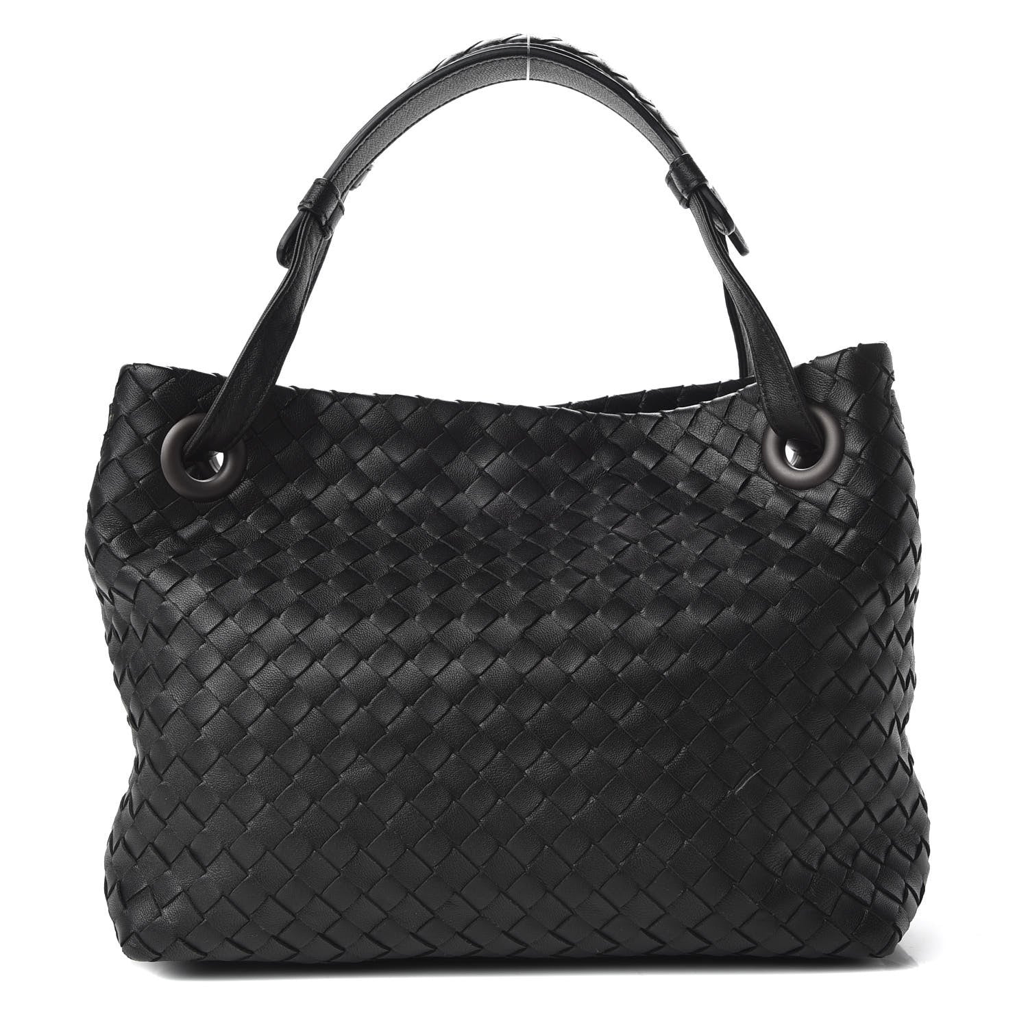 Bottega Veneta Nappa Intrecciato Small Garda Bag Black 1 of 9