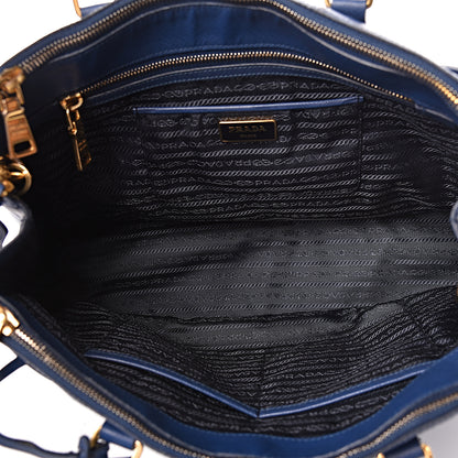 Prada Saffiano Lux Medium Tote Bluette 7 of 18