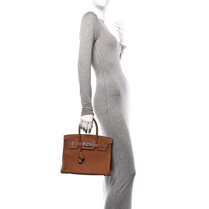 Hermes Togo Birkin 30 Gold 2 of 10