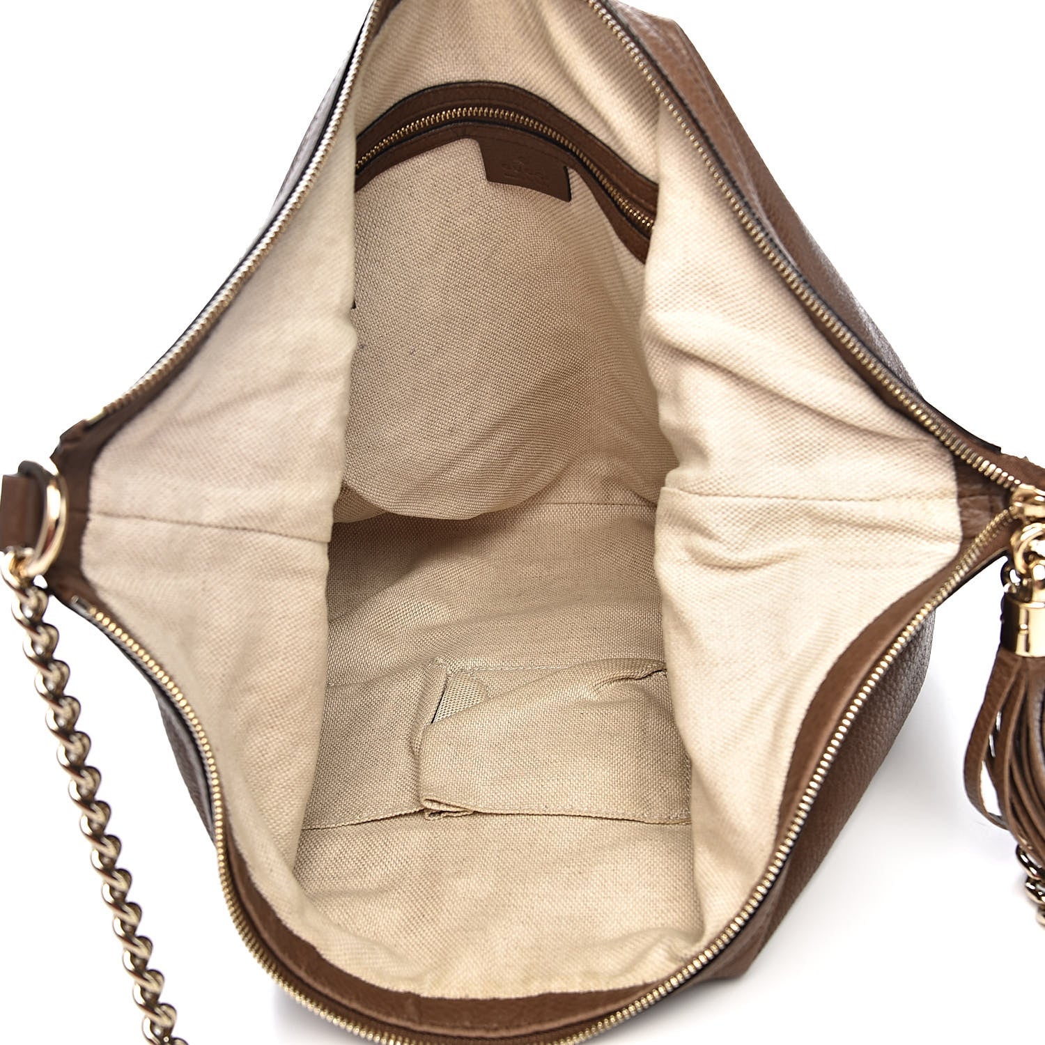 Gucci Cellarius Calfskin Medium Soho Chain Hobo Acero 5 of 13