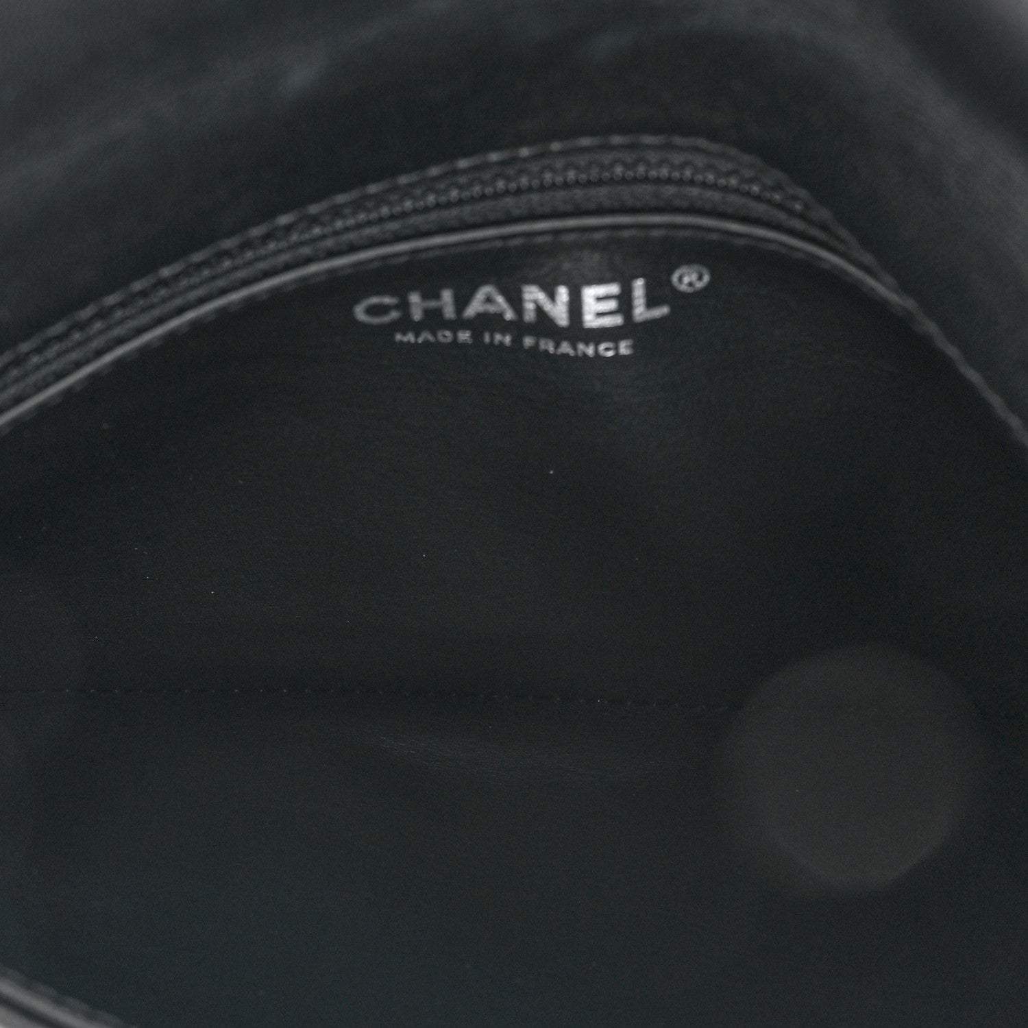 Chanel Lambskin Strass Crystal Peace Sign Emoji Fold Over Clutch Black 5 of 15