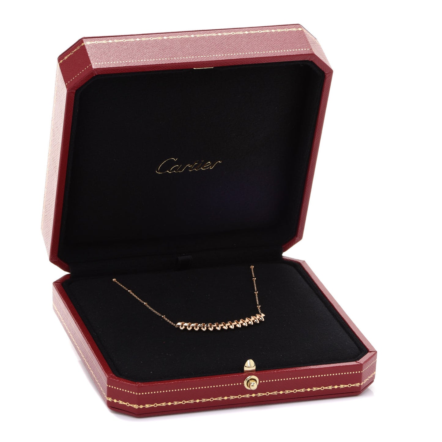 18K Pink Gold Small Clash de Cartier Necklace