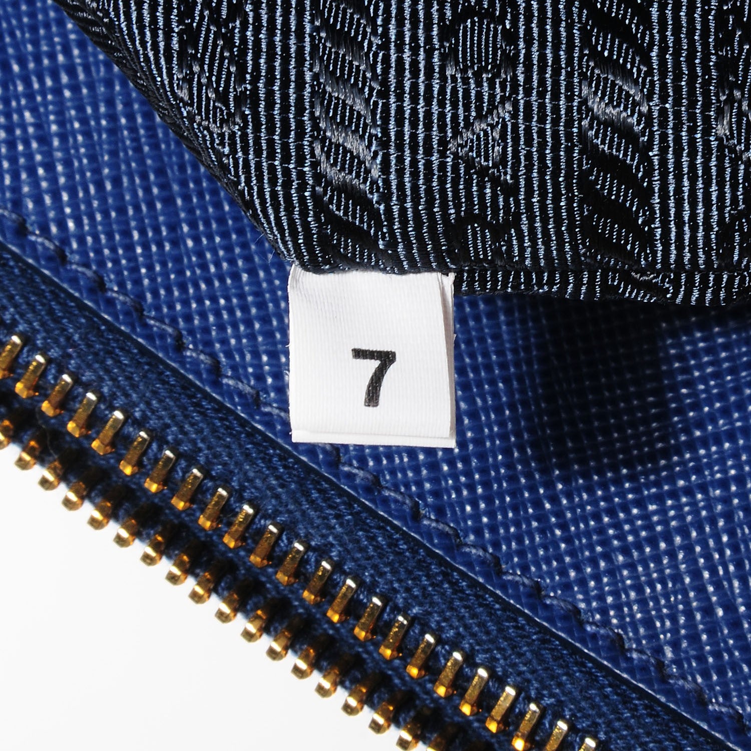 Prada Saffiano Lux Large Double Zip Tote Bluette 11 of 13