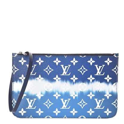 Louis Vuitton Monogram Escale Neverfull MM GM Pochette Blue 1 of 6