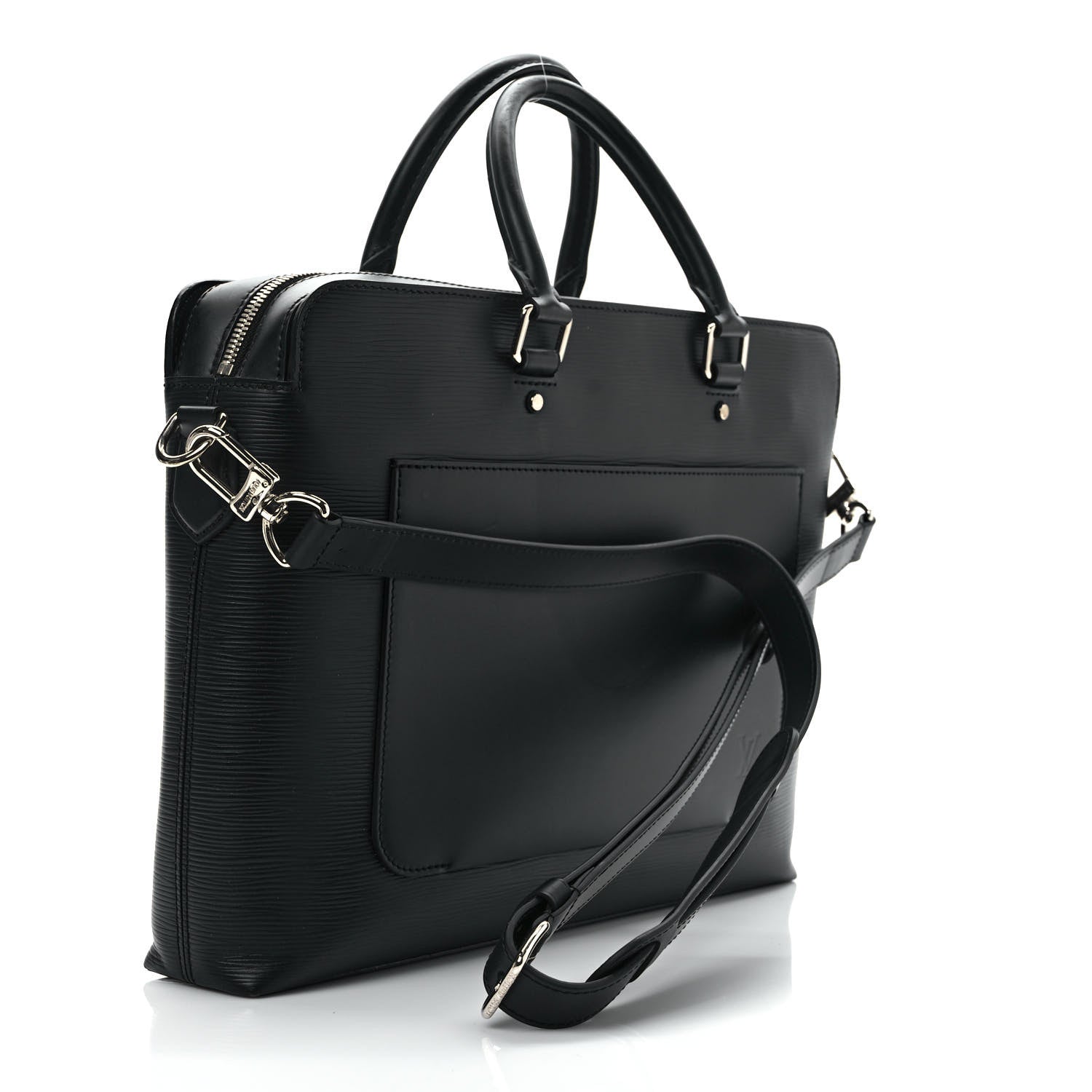 Louis Vuitton Epi Brooks Briefcase Black 2 of 11