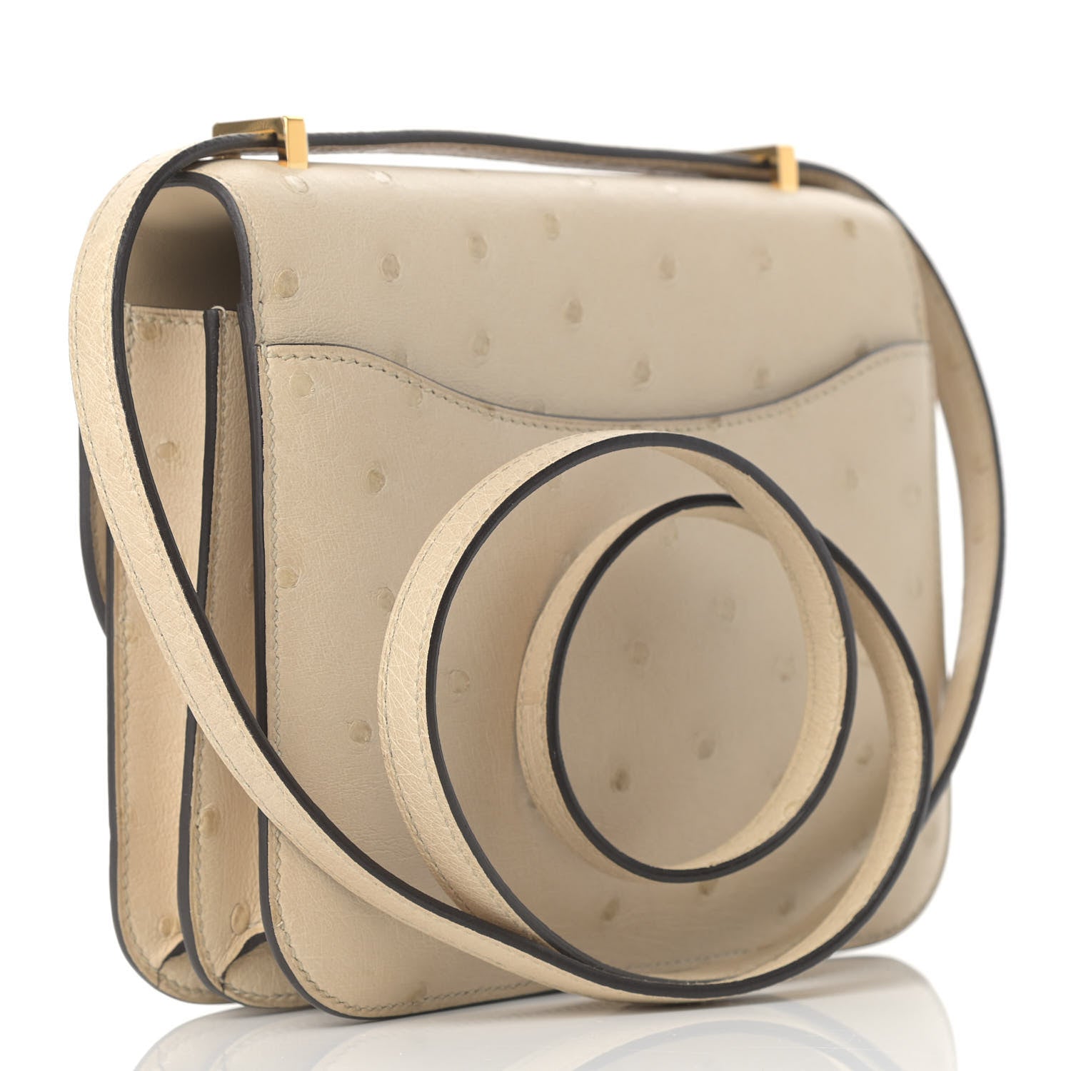 Hermes Ostrich Constance 18 Parchemin 3 of 12