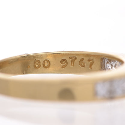 Tiffany 18K Yellow Gold Diamond 3.5mm Half Circle Channel Set Band Ring 53 6.25 10 of 13