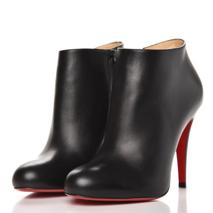 Christian Louboutin Calfskin Belle 100 Ankle Boots 37.5 Black 2 of 8