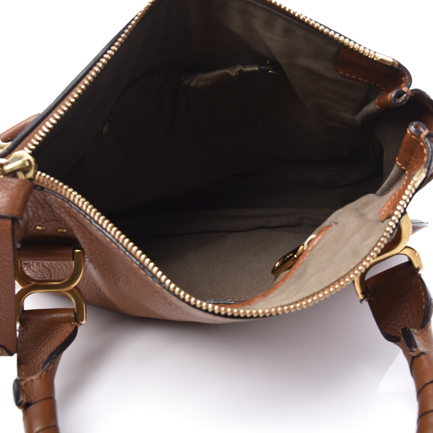 Chloe Calfskin Small Marcie Satchel Tan 4 of 10