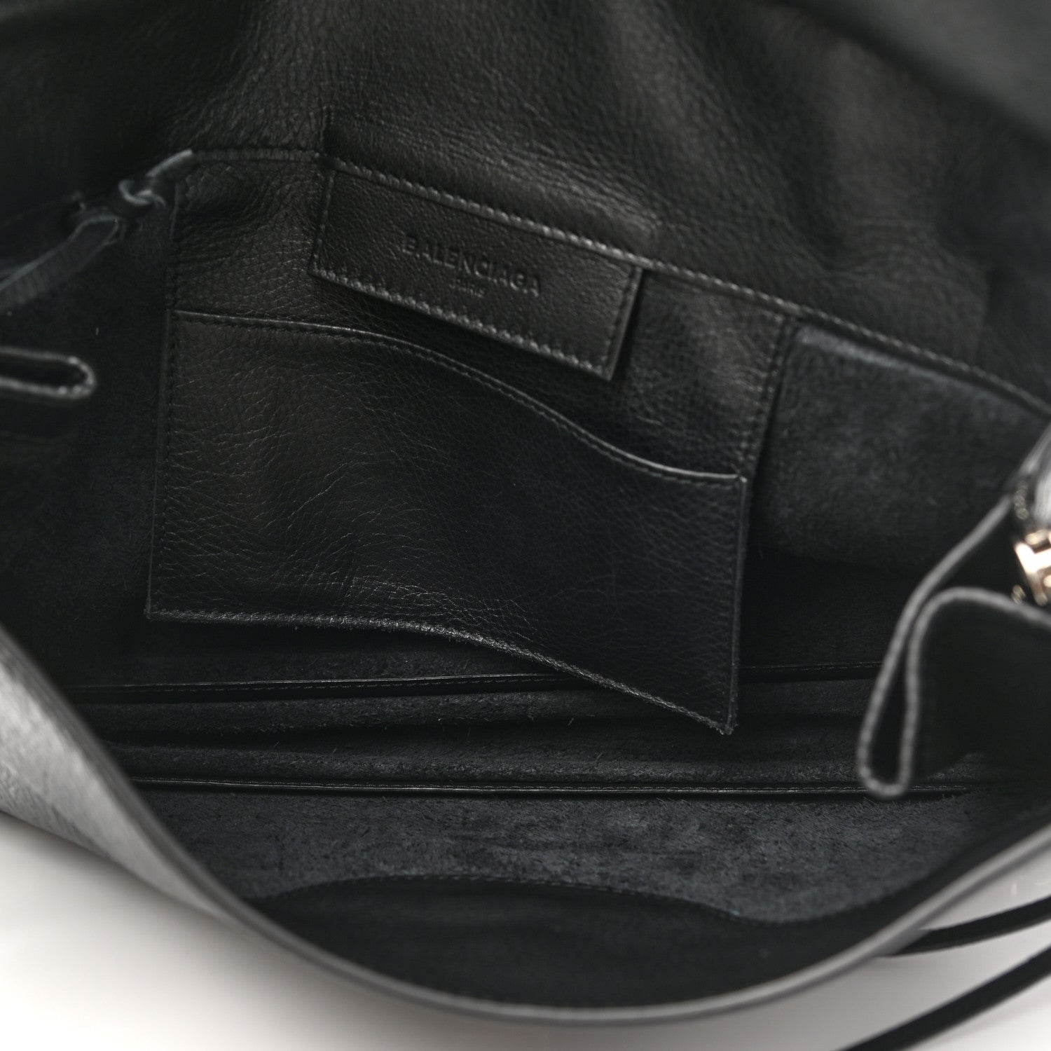 Balenciaga Veau Papier Sight Clutch Black 5 of 7