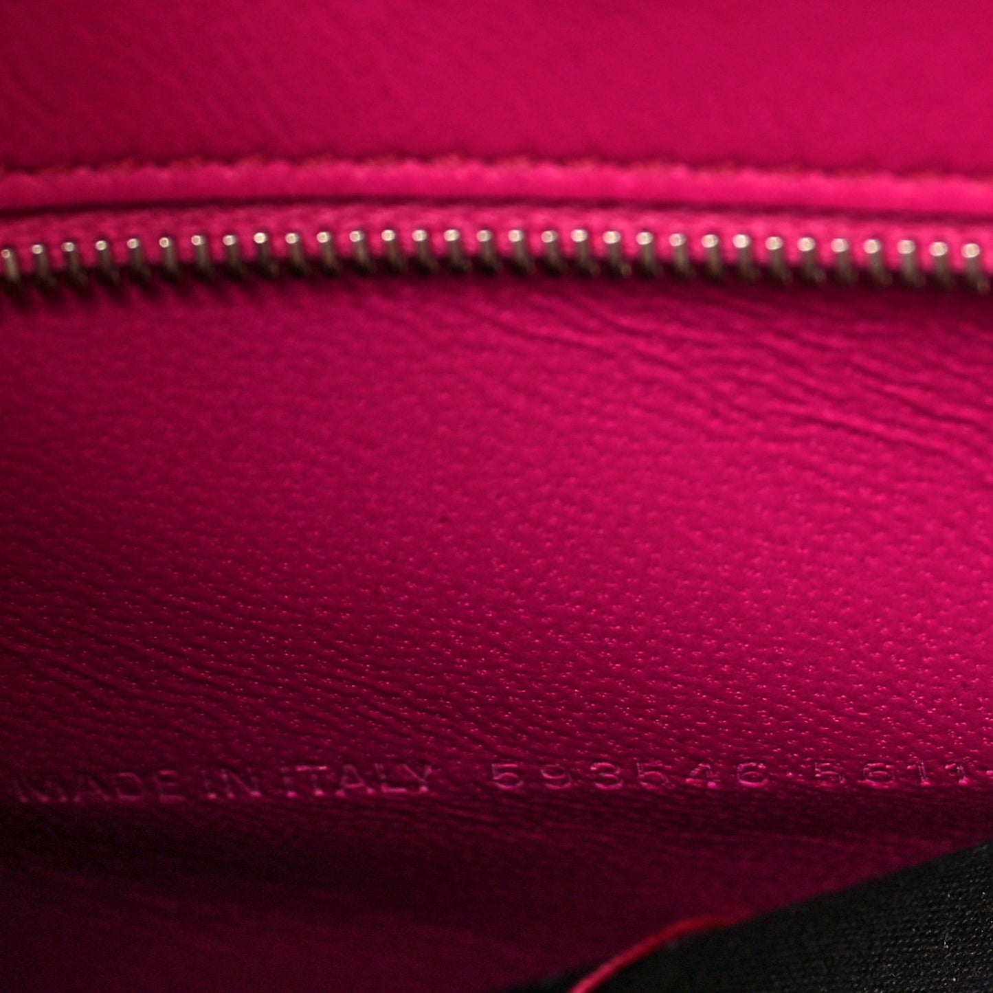 Shiny Box Calfskin Small Hourglass Top Handle Bag Acid Fuchsia