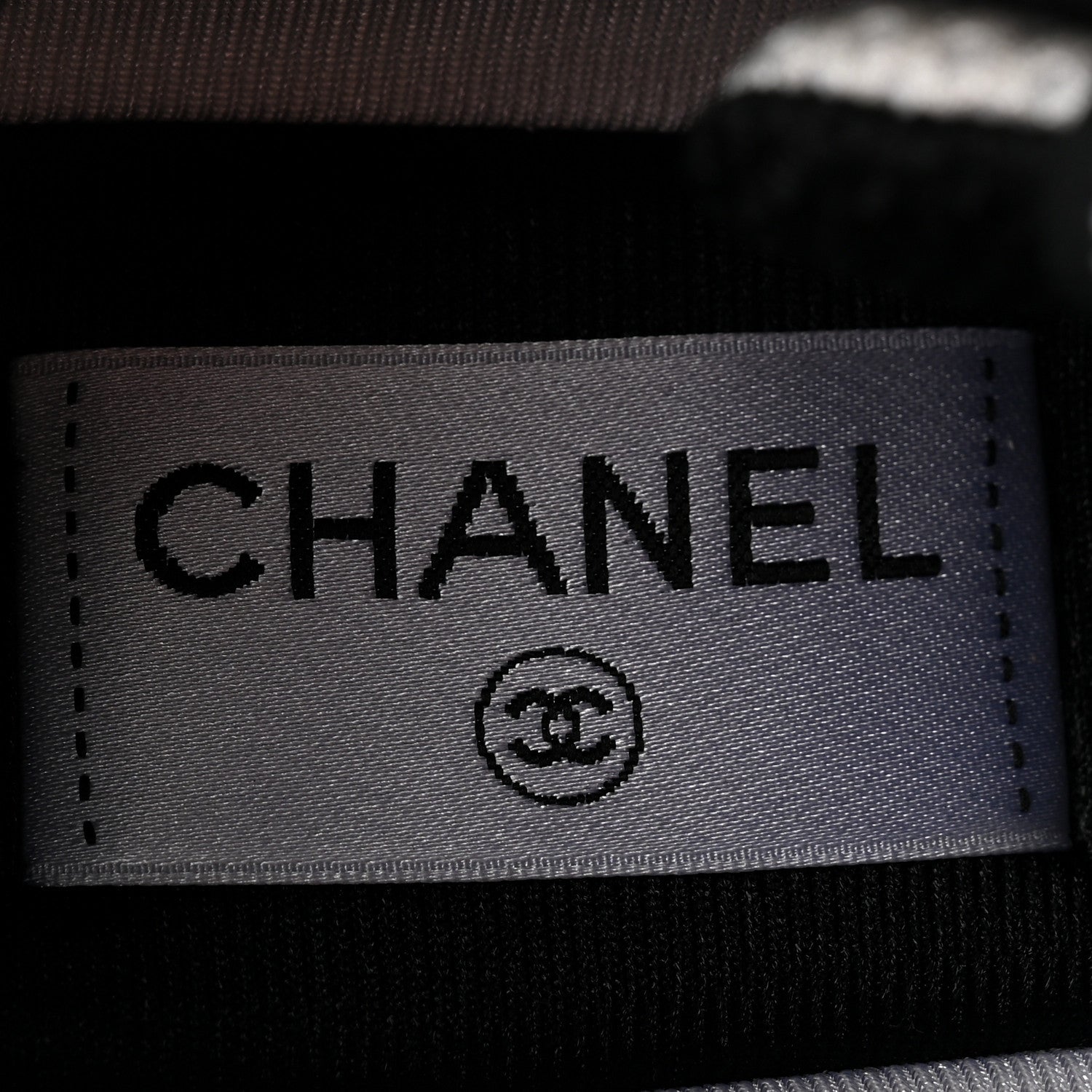 Chanel Mesh Suede Calfskin Grained Calfskin Womens CC Sneakers 37.5 White Black 7 of 10