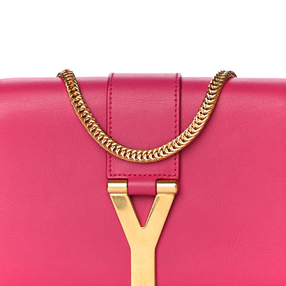 Saint Laurent Calfskin Small Classic Y Satchel Fuchsia 8 of 18